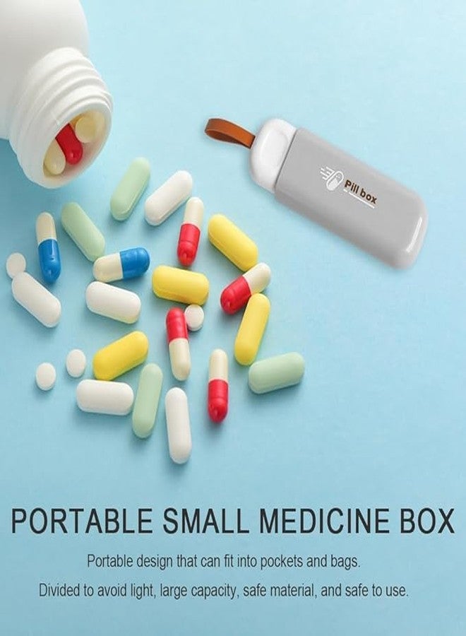 Prostuff.in علبة حبوب محمولة من Prostuff.in®، ثلاث مرات يوميًا، بثلاثة أقسام، علبة صغيرة للأدوية اليومية، علبة حبوب محمولة متعددة الألوان، قطعة واحدة - Image 2